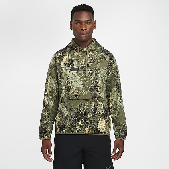 Nike camo hoodie orange online